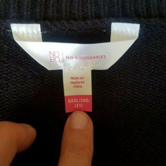 Ugly Christmas Sweater No boundaries Size 3XL Reindeer 3D Holiday Unisex Party - Picture 13 of 16